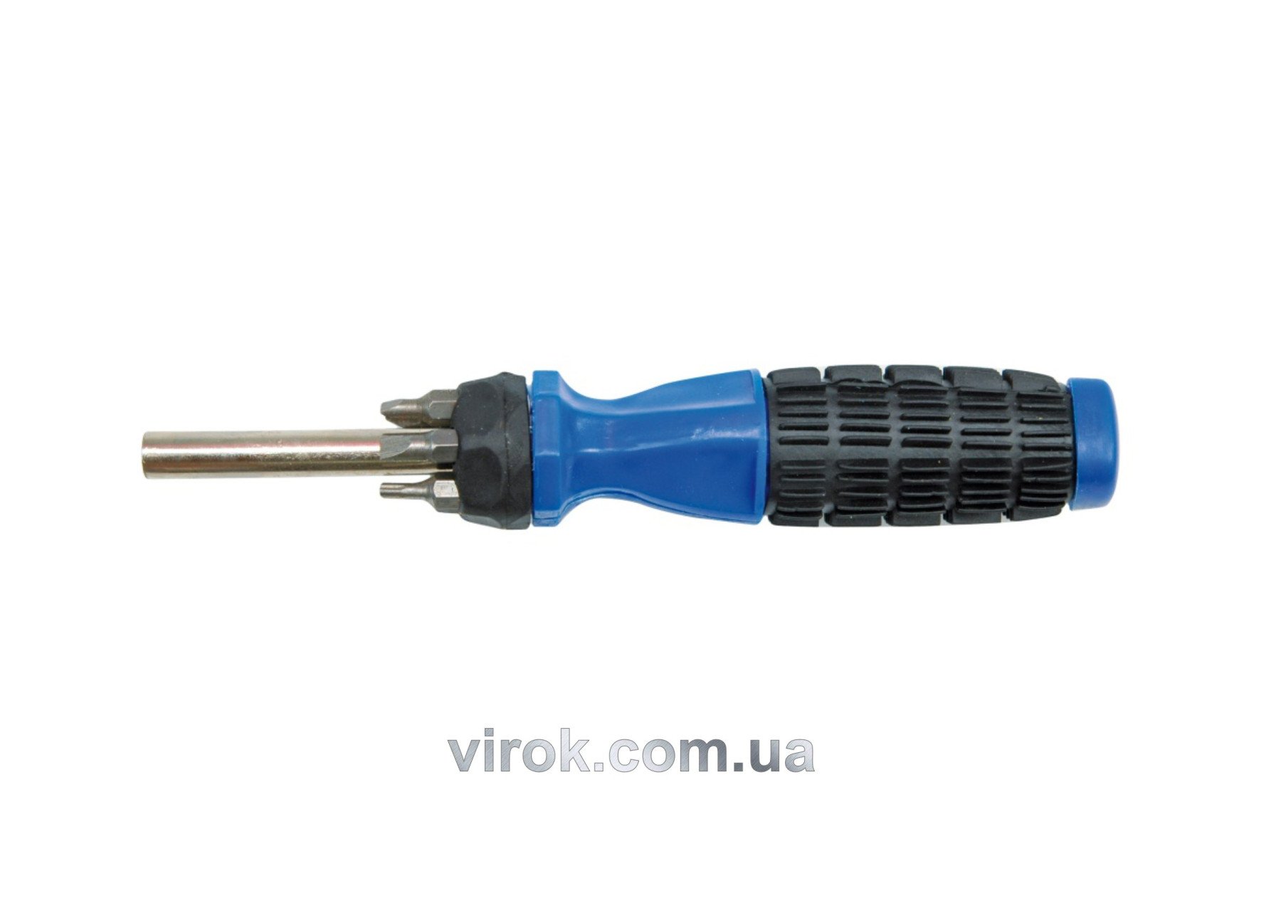 VOREL Викрутка з гумовою ручкою + насадки 6 шт.  | 65041