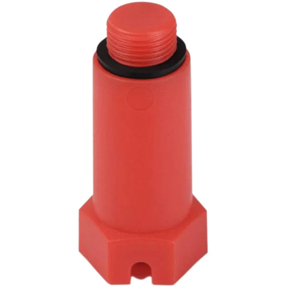 Фітинг заглушка з зовнішньою різьбою довга червона PP-RCT 1/2 Fonte | 78-798