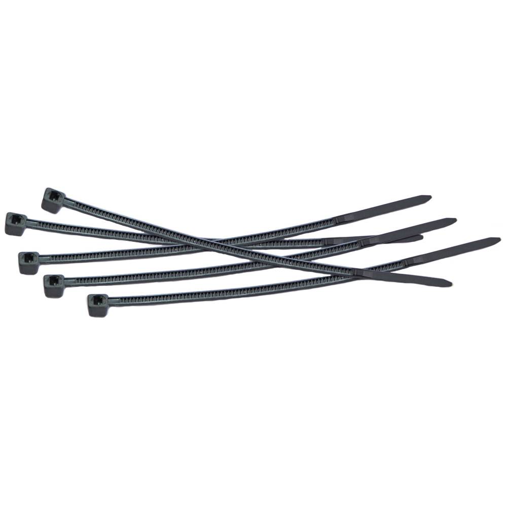 Ремінці затяжні 2,5х150мм (100шт), чорні Technics | 23-135