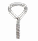 Рым-винт с треугольный кольцом 8х64, нержавеющая сталь А2 (AISI 304)