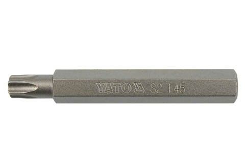YATO Насадка викруткова YATO : TORX T45 x 75 мм. S2 10 (Шт/Уп.)  | YT-0409
