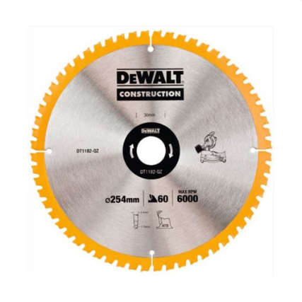 DeWalt DT1184 Диск 305ммх30мм, 80 зубов, комплект переходных колец