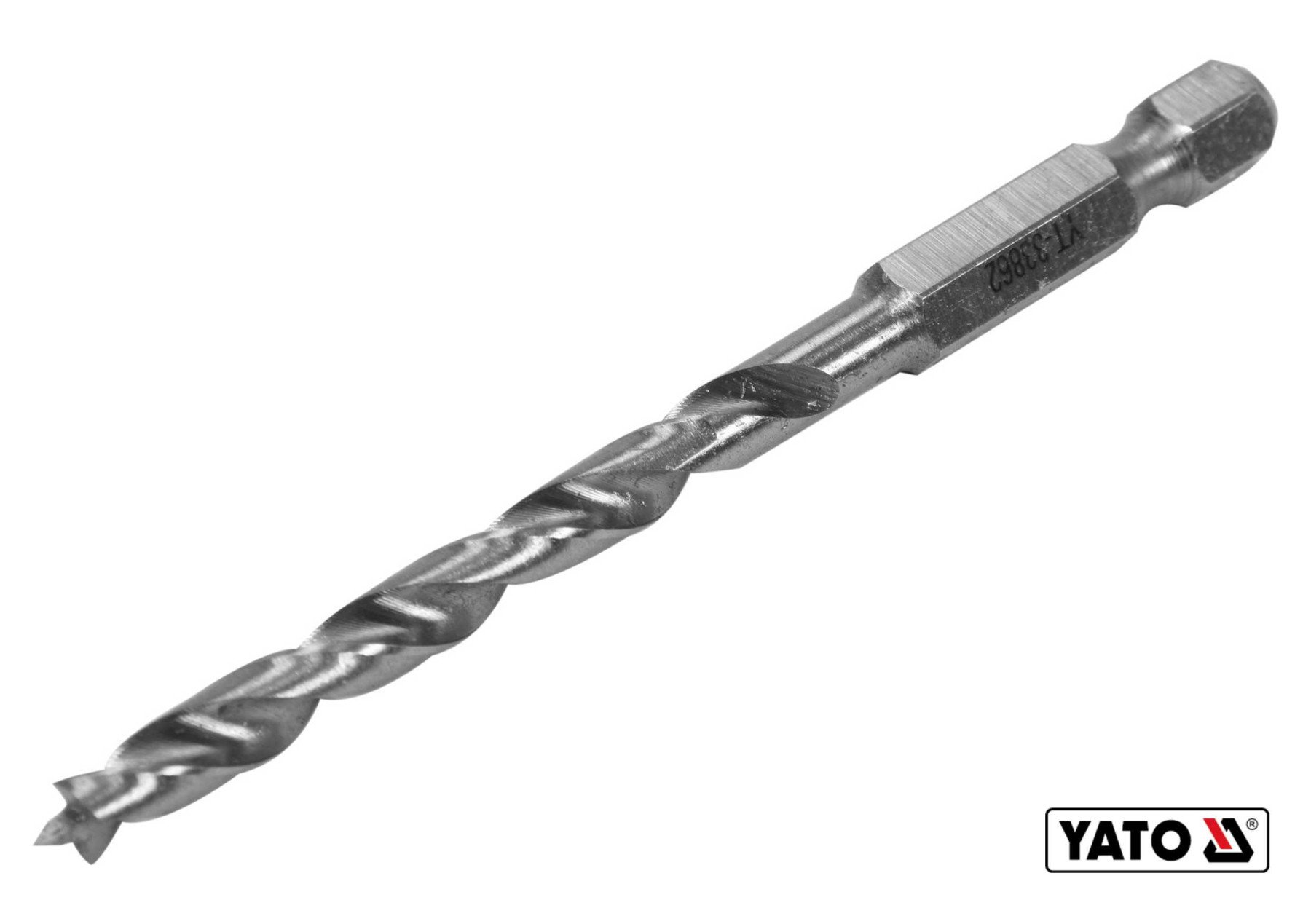 YATO Свердло по дереву YATO : Ø5 x 85/50 мм, хвостовик- HEX 1/4", HSS 4241  | YT-33862