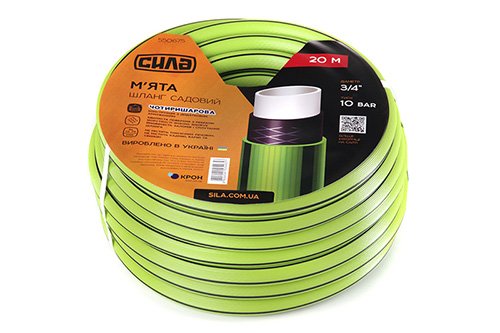 Шланг садовый МЯТА 3/4 30м СИЛА