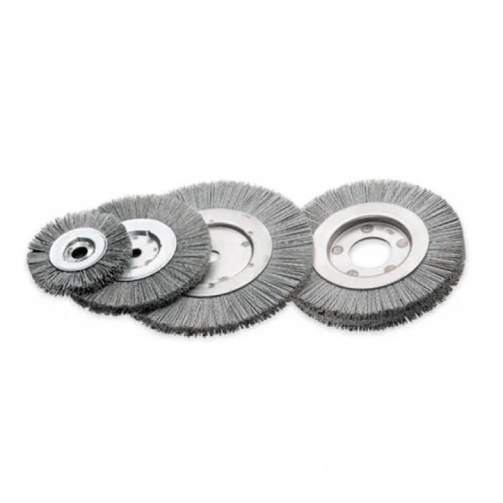 Щетка цилиндрическая 125х12х12 мм, Полимерабразивний ворс. зерно 120 / 0.6, 8000 об / мин LESSMANN