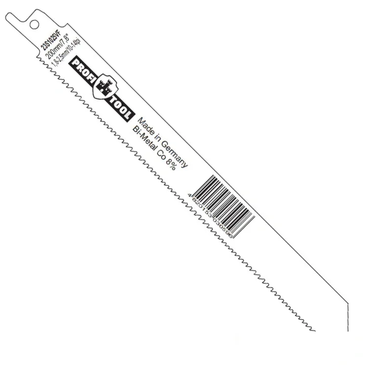 Полотно для сабельных пил PROFITOOL ( ПРОФИТУЛ ) S1025VF 180/200x19x1.27 мм. 10–14 зуб/дюйм