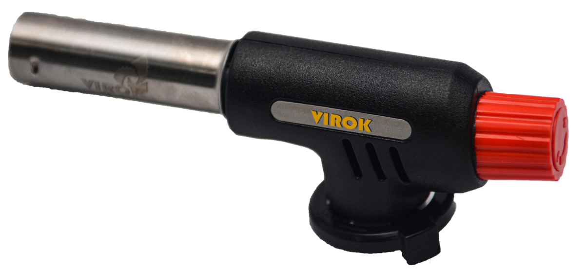 VIROK Пальник газовий з цанговим (швидким) з'єднанням. Piezo  | 44V189