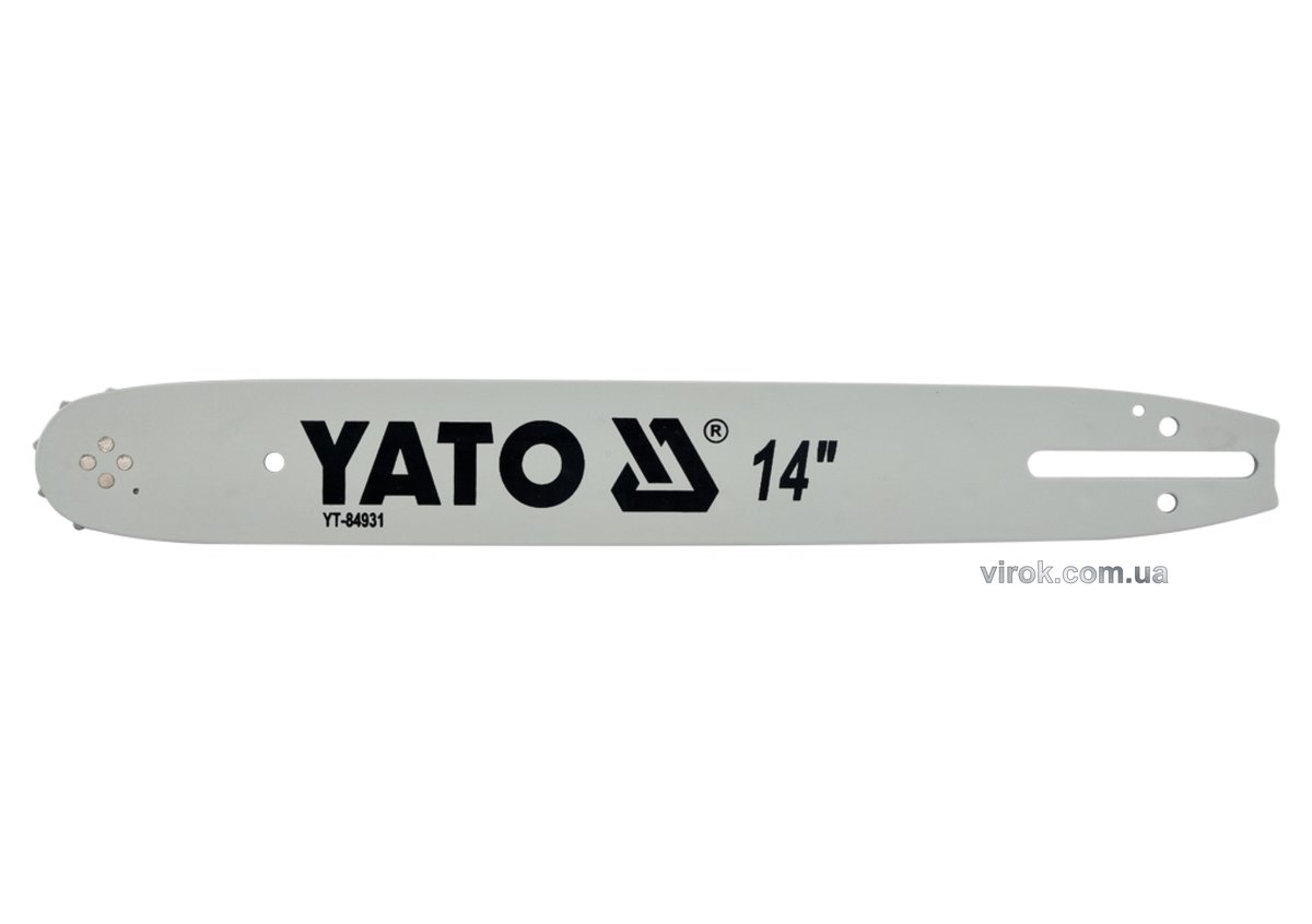 YATO Шина напрямна ланцюгової пили l= 14"/ 36 см (52 ланки) для ланцюгів YT-84951, YT-84960