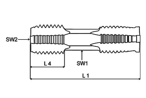 Набор шестигранных метчиков VOLKELов M 3-4-5-6-8-10-12-14-16-18-20-22-24 (48602)