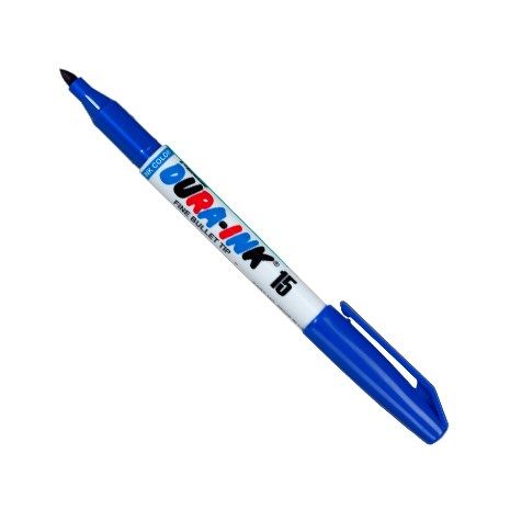 Несмываемый маркер с тонким стержнем Markal Dura-Ink 15 синий 96025