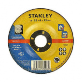 STANLEY STA32055 Диск для зачистки / шлифовки металла, 125x22 мм, толщина 6.0 тип DPC