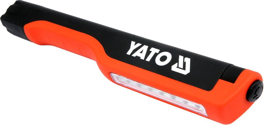 YATO Ліхтар LED на батарейки 3Х ААА з 8 діодами , магніт + кліпса  | YT-08514
