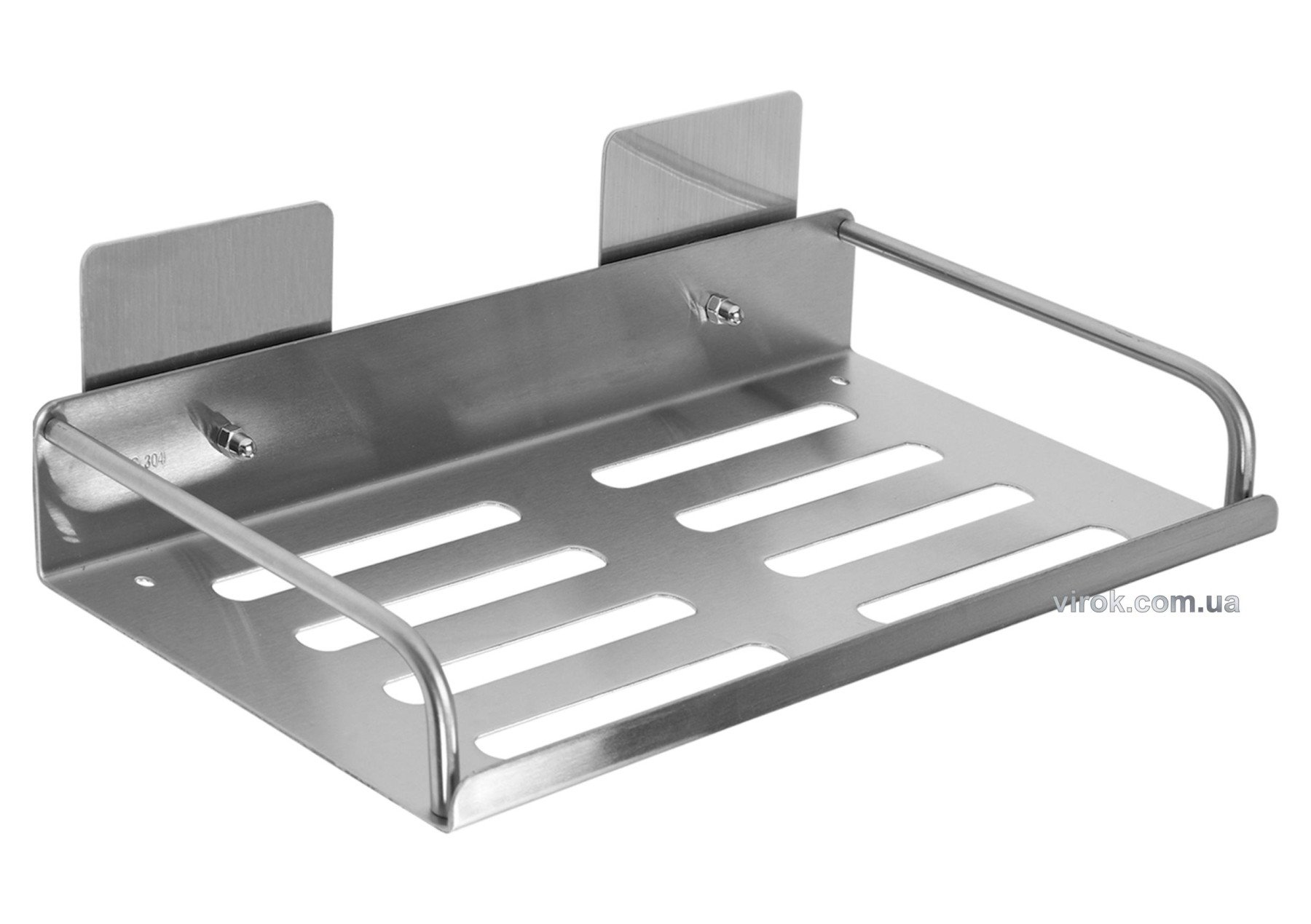 Полка для санвузлів FALA приклейовальна на 2-сторонньому скотчі 3М; 300х40х115 мм [30]