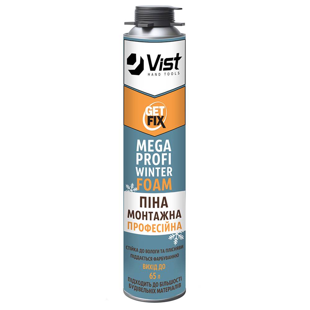 Піна монтажна Profi Mega Winter, 850 мл, 65л Getfix | 12-478