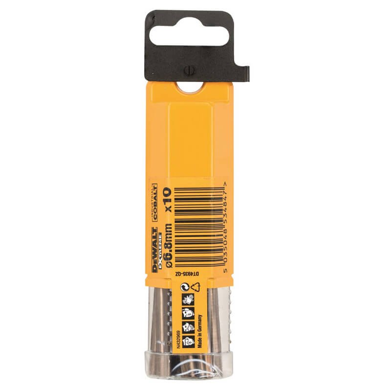 DeWALT Сверло по металлу кобальтовое HSS-CO 6.8мм DT4935