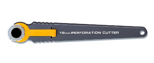 Нож OLFA PRC-2 с круговым лезвием для нанесения перфорации, 18мм