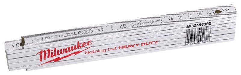 MILWAUKEE Метр складаний , дерев'яний, 2м | 4932459302