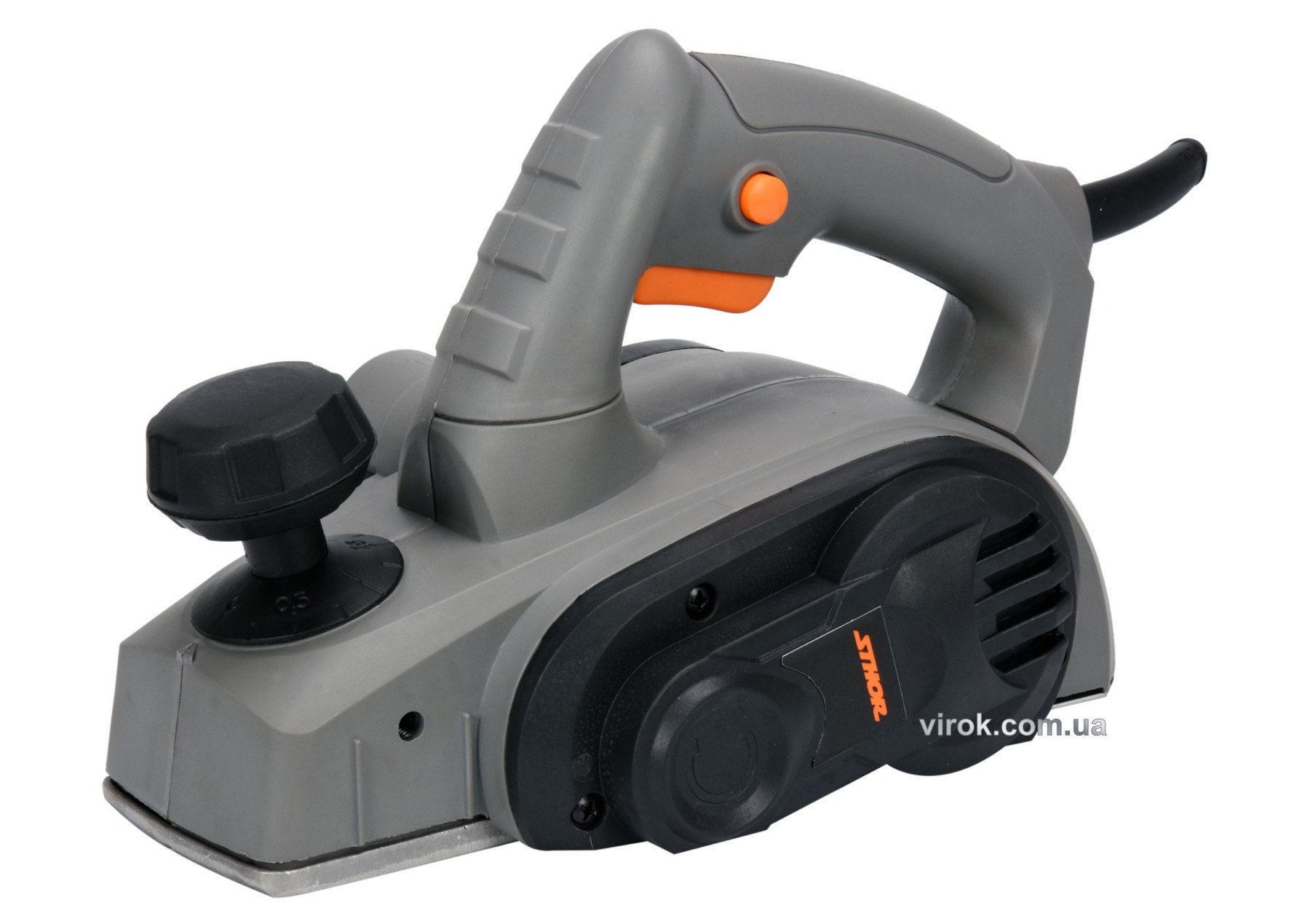 STHOR Рубанок електромережевий- 230 В 600 Вт, ніж- 82 мм, глиб. стругу- 2 мм  | 79416