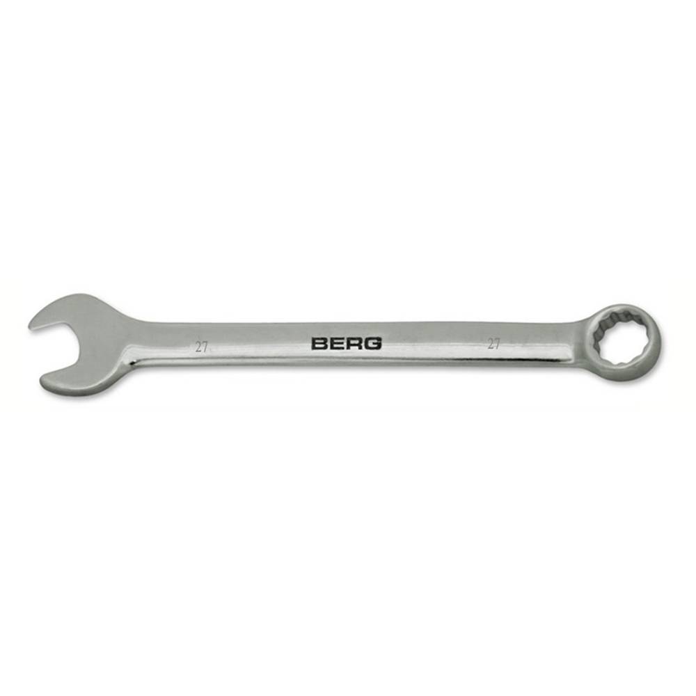 Ключ ріжково-накидний Cr-V 27мм Berg | 48-321