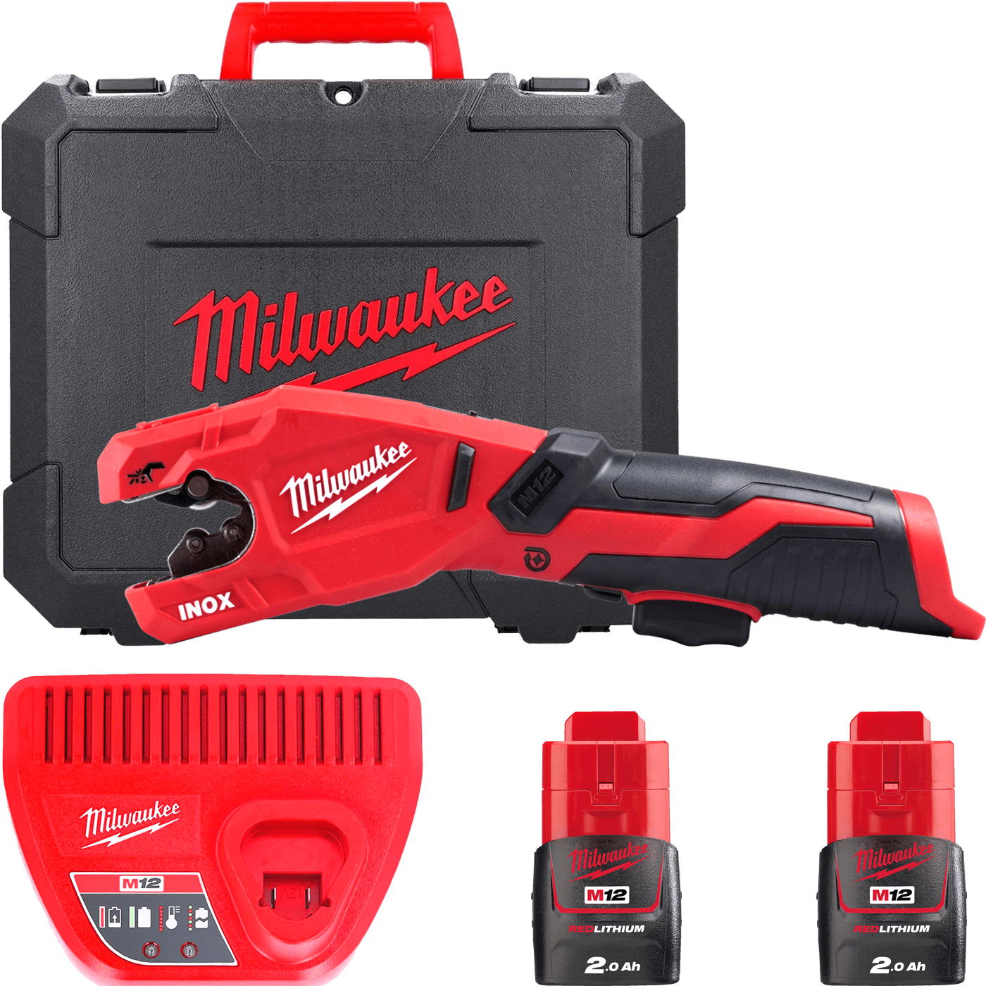 MILWAUKEE Аккумуляторный труборез по нержавеющей стали M12PCSS-202C | 4933479242