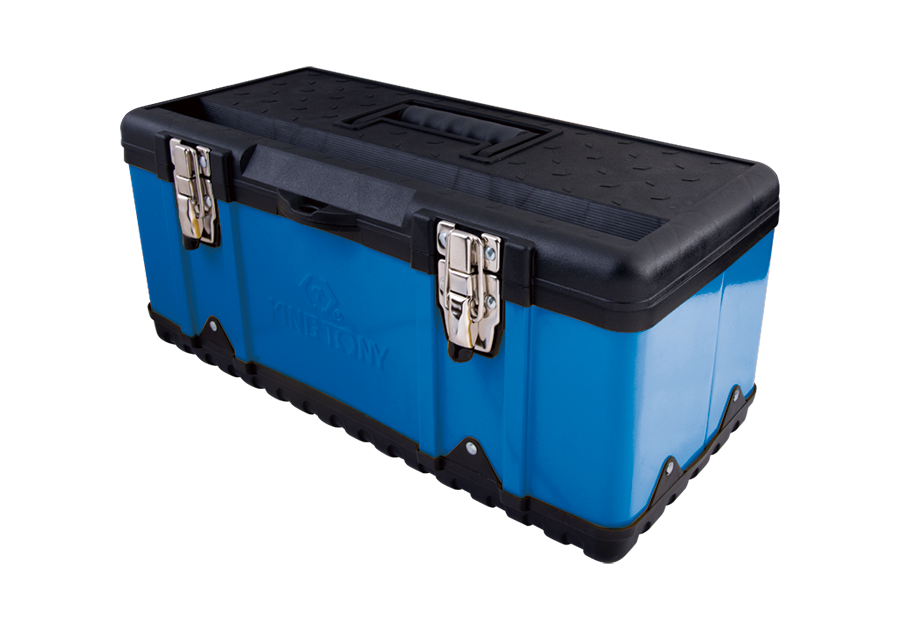 KING TONY Ящик инструментальный, 470x238x203 мм, 2 отсека, полипропилен/сталь | 87A08