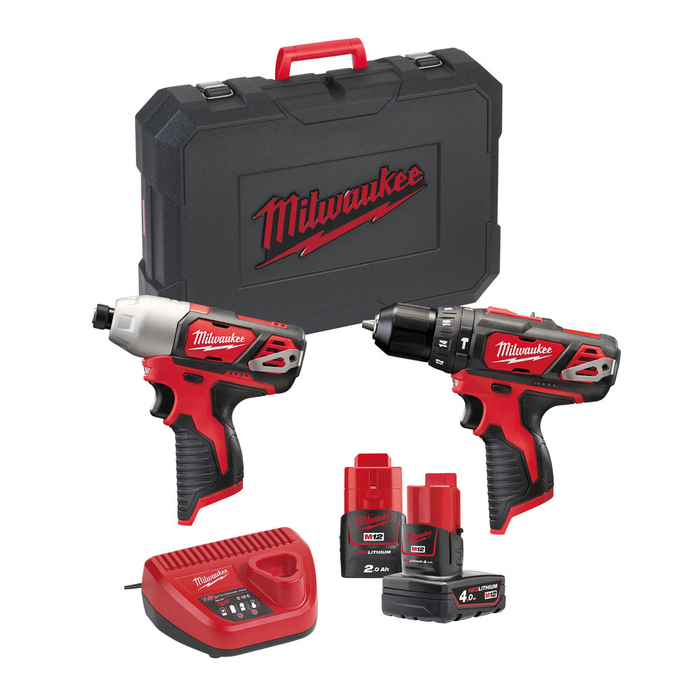 MILWAUKEE Набор аккумуляторных инструментов M12 BPP2B-421C 4933443497 | 4933443497