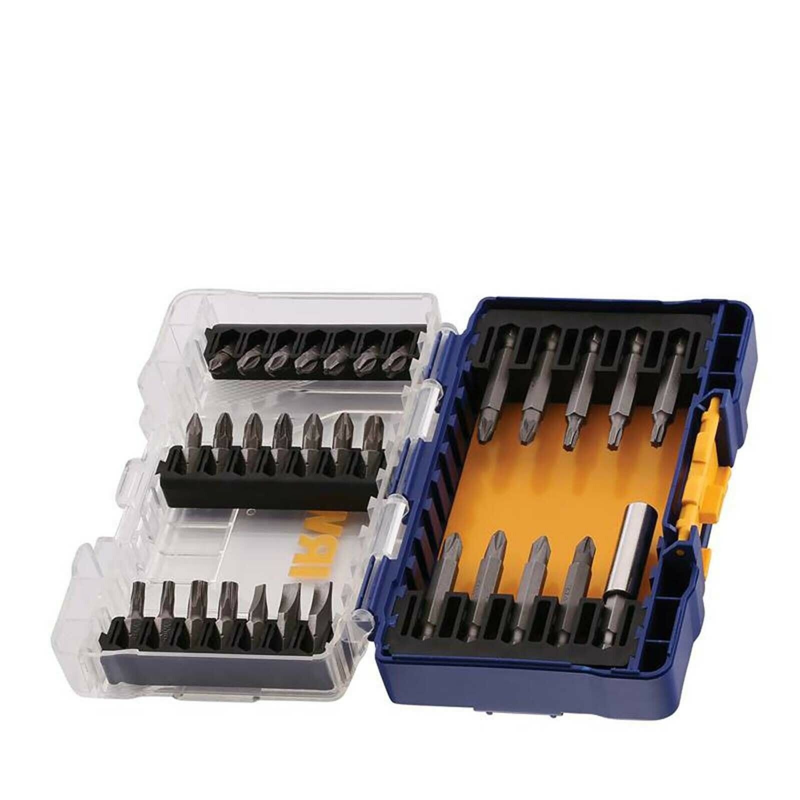 IRWIN Набор бит 31шт, 1/4" /25мм : PH1х1 / PH2х5 / PH3х1 / Pz1х1 / Pz2х5 / Pz3х1 / T20х2 / T30х2 / S