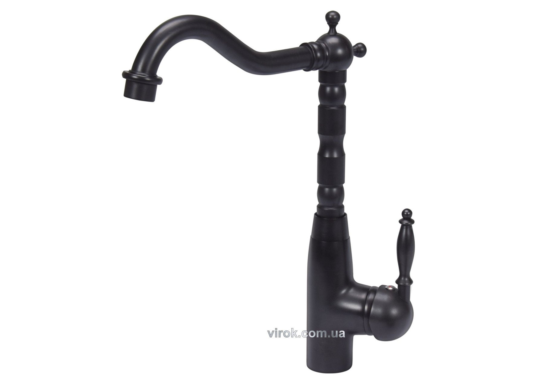 FALA Змішувач води для кухонної раковини "RETRO BLACK 1" з кульовим регулятором  | 75834