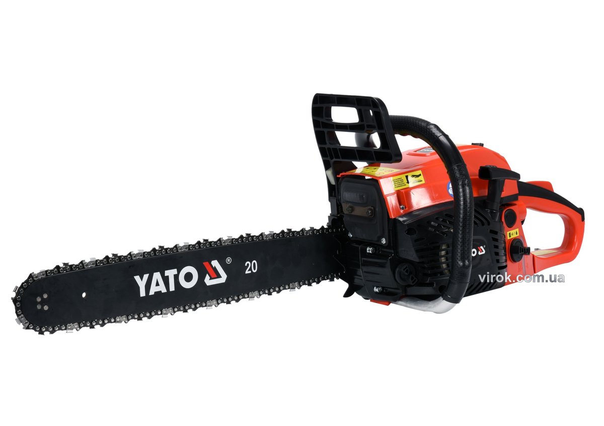 YATO Бензопила ланцюгова YATO; 56,5 см³, 2,5 кВт, шина- 20" (48 см)  | YT-84910