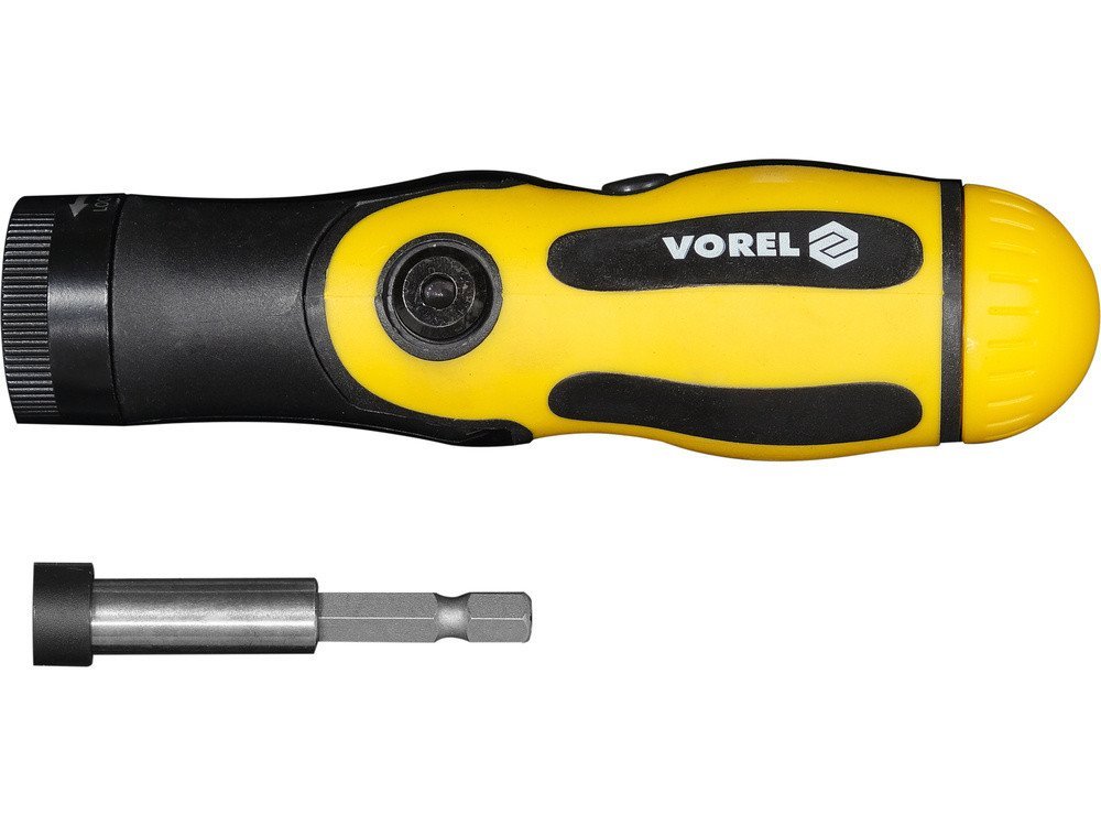 Тримач багнетний різальних полотен і викр. вставок VOREL, l= 150 мм з полотнами і бітами, наб. 18 ел