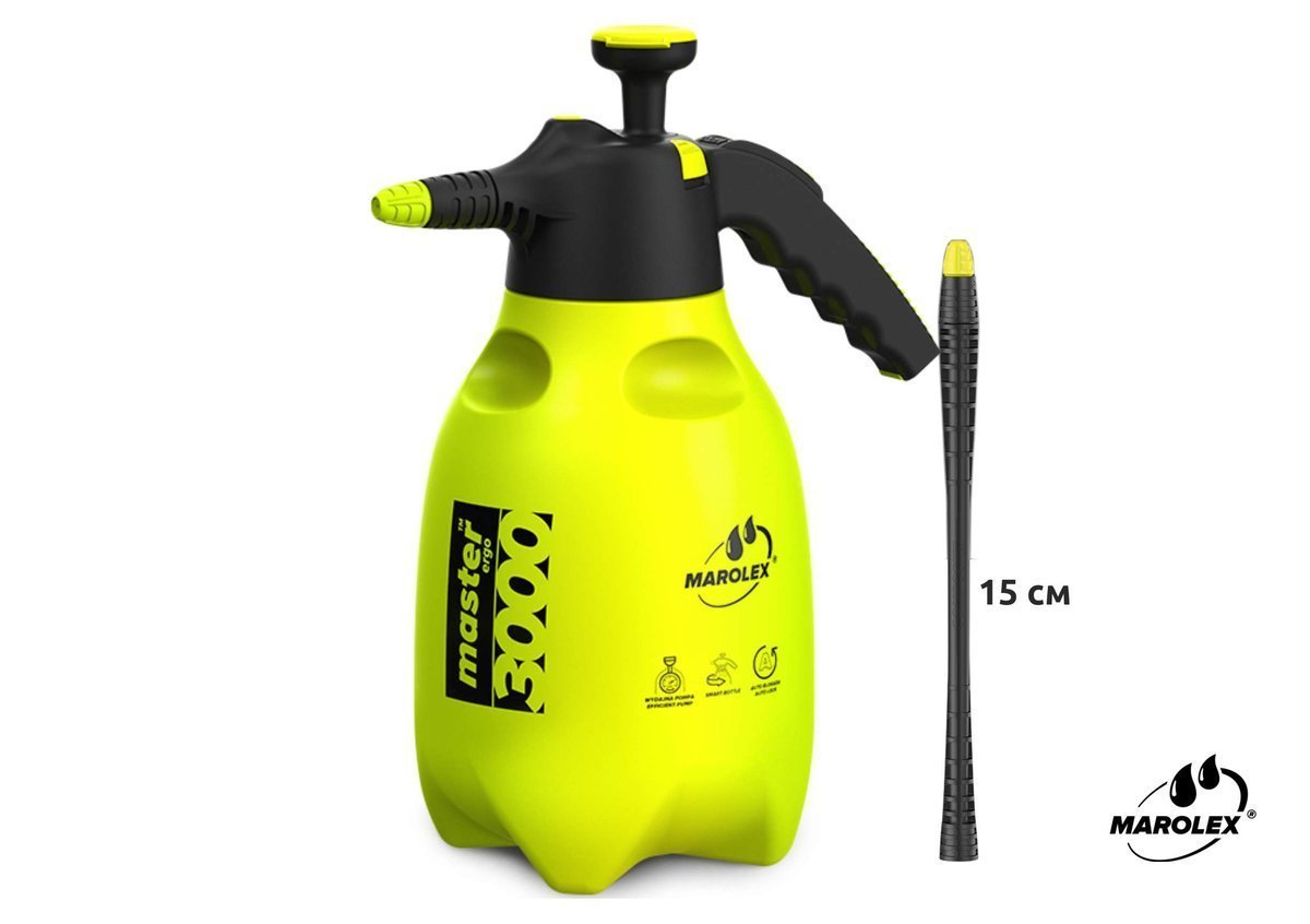 MAROLEX Оприскувач ручний MASTER ergo, 3000 мл, з штангою 15 см (M3000L15) | S017.121