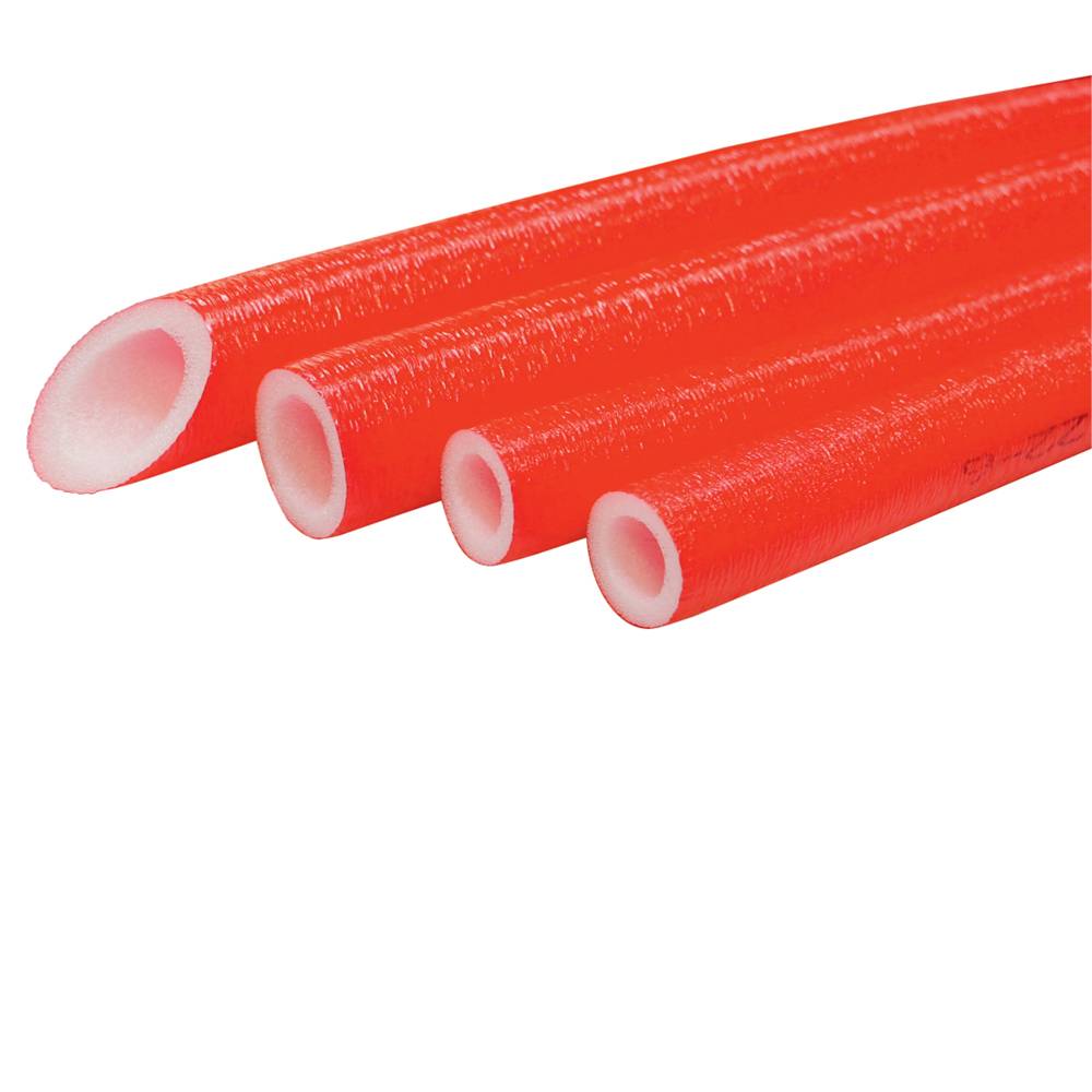 Утеплювач трубний d 28х6 мм, червоний, ламінований Україна | 77-827