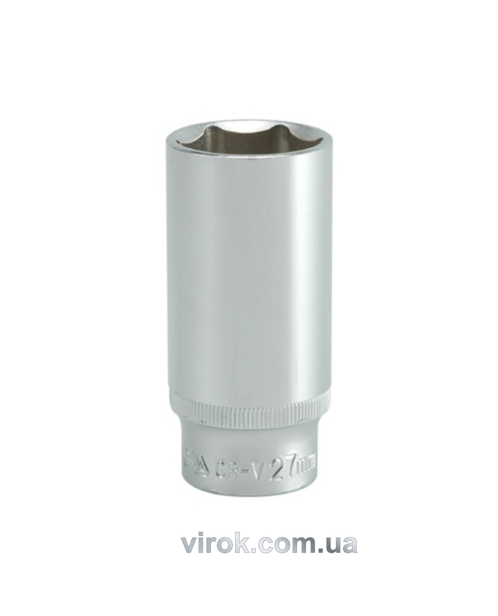 YATO Головка торцева 6-гранна YATO : подовжена, квадрат 1/2", М= 27 мм, L= 76 мм  | YT-1238