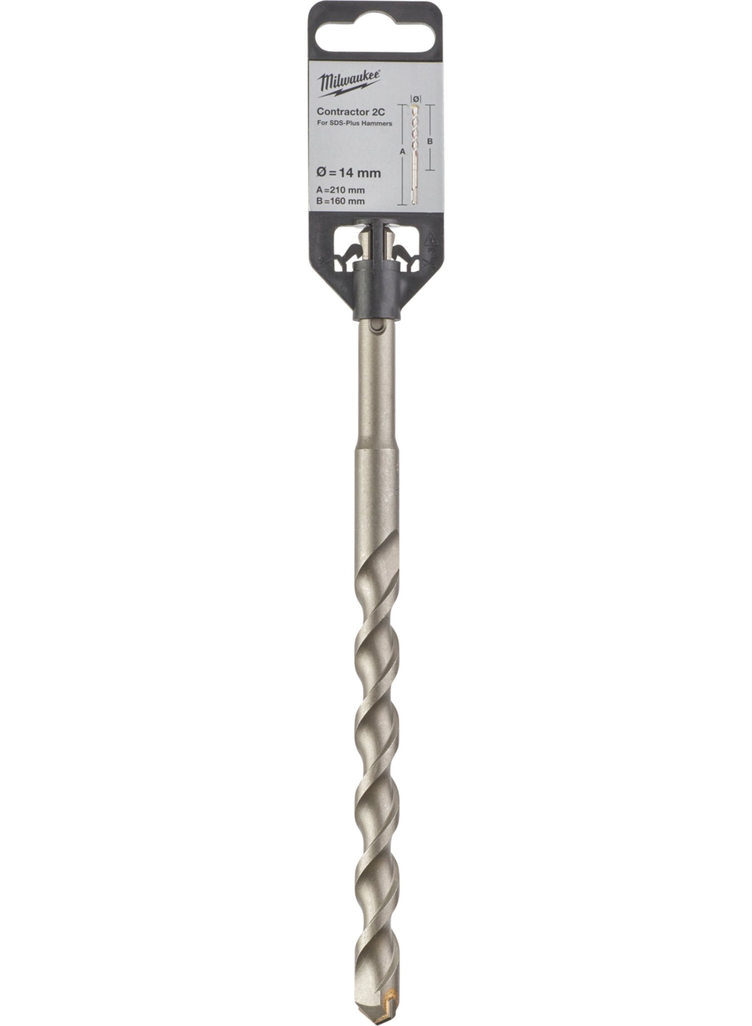 MILWAUKEE Бур SDS-PLUS Contractor, Ø14,0х210мм | 4932471240