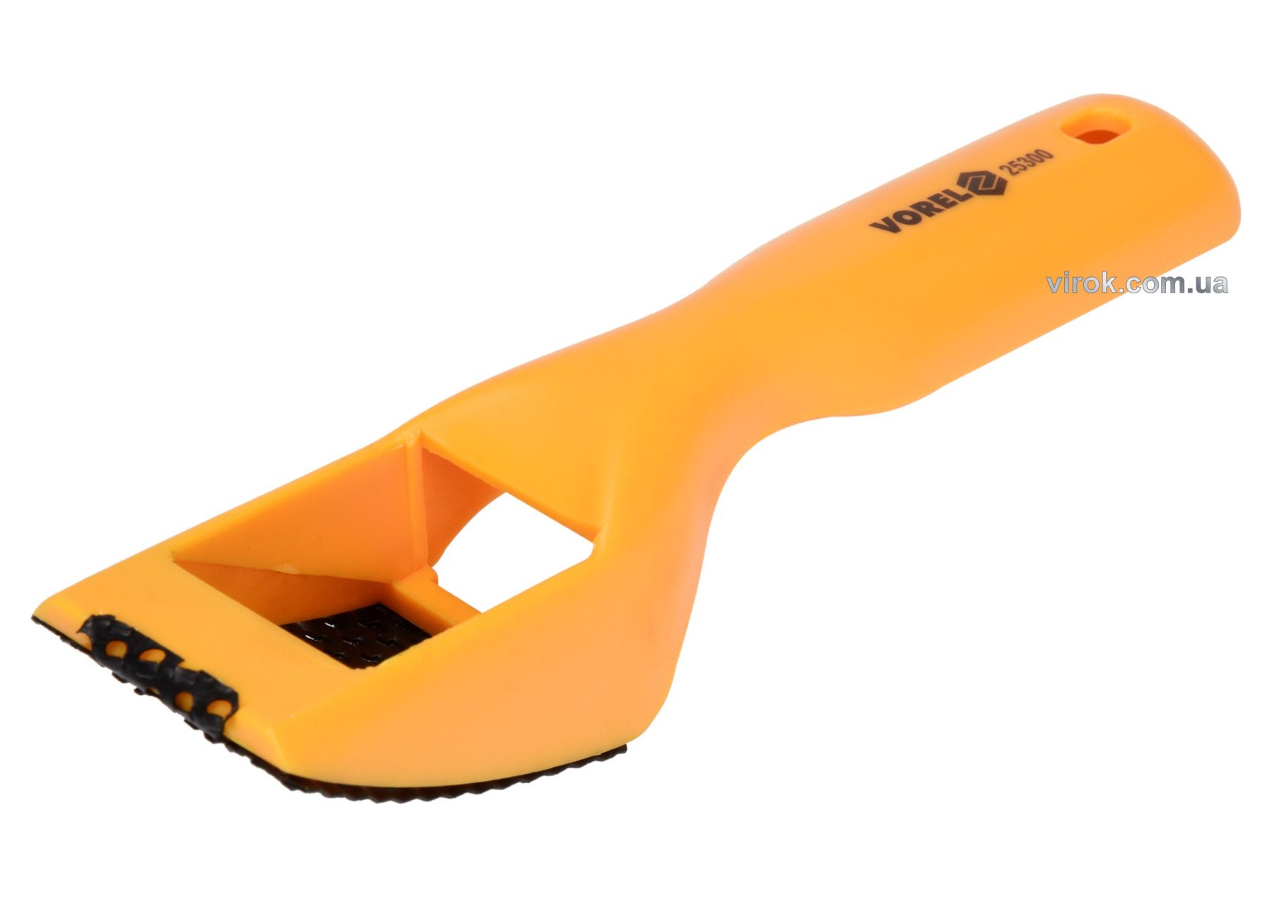 VOREL Рашпиль для гіпсокартону 60 х 40 мм, пластиковий корпус  | 25300