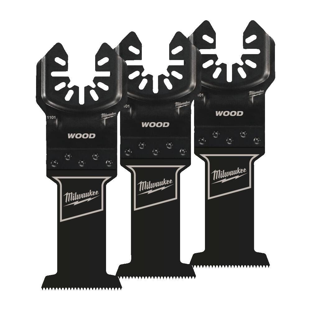 MILWAUKEE Полотно для мультітула OPEN-LOK, 35х50мм, (3шт), (деревина)