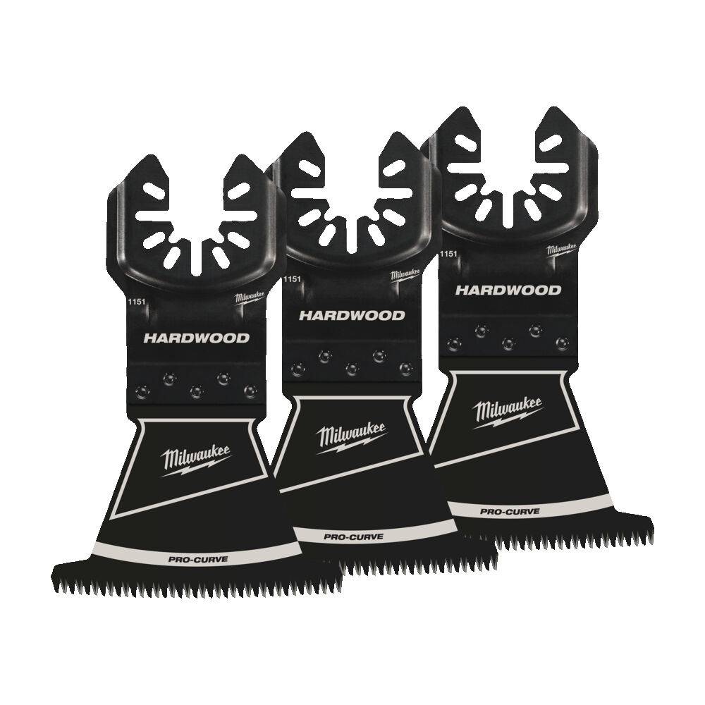 MILWAUKEE Полотно для мультітула OPEN-LOK, W 3C 64х40мм, (3шт), (міцна деревина)