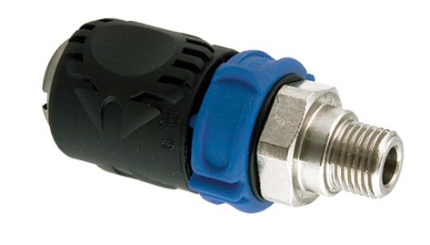 ANI Spa Роз'єм TM2 1/4M, тип "мама", з'єднувальна різьба 1/4'' внутр., гумований корпус | AH025509