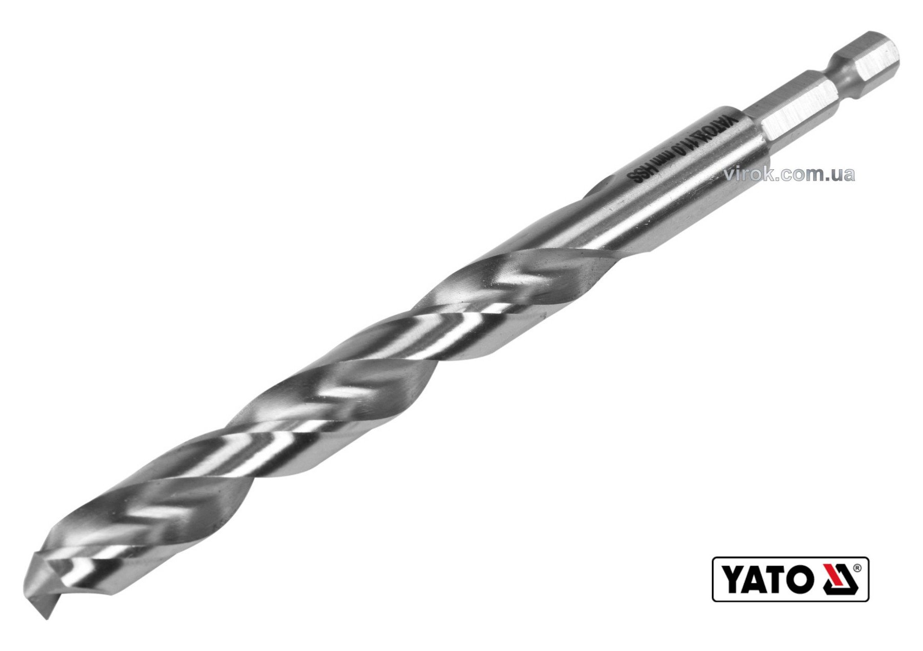 YATO Свердло по металу YATO: HSS6542, Ø=11мм, HEX-1/4", l=142/94мм, для нержав., конструкт., легов. 