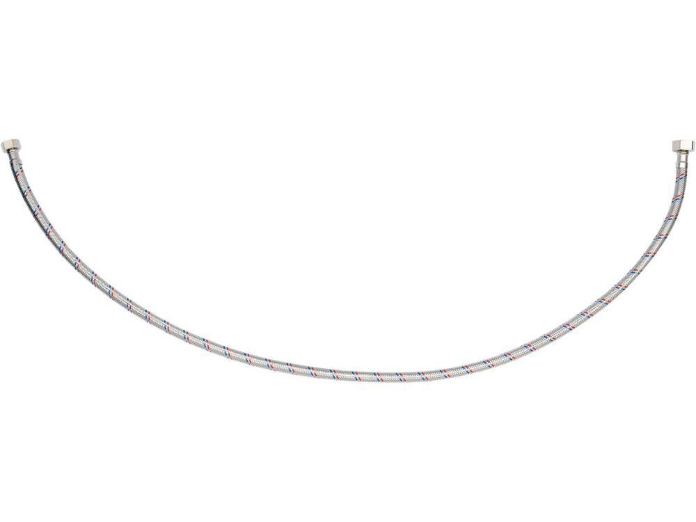 Шланг водопровідний з опліткою з нерж сталі FALA l= 1000мм, Ø= 8/12, з'єднання F-1/2" х F-3/8" 1 МПа