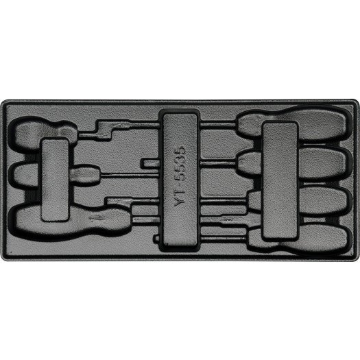 YATO Вклад до інструментальної шафи пустий YATO, для викруток YT-5535  | YT-55351