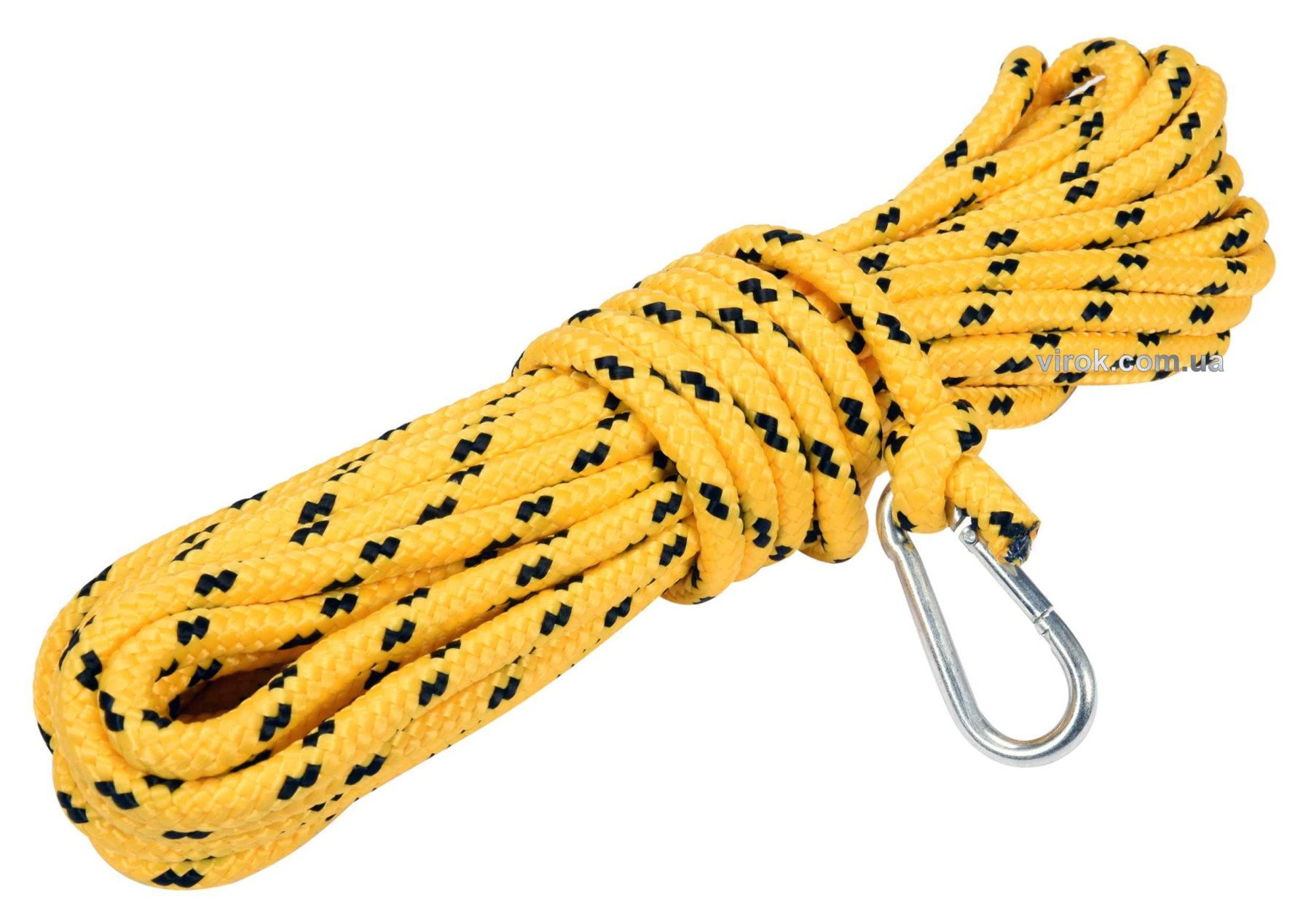 VOREL Шнур для очищення димарів з карабіном, Ø= 8 мм, l= 10 м  | 73022