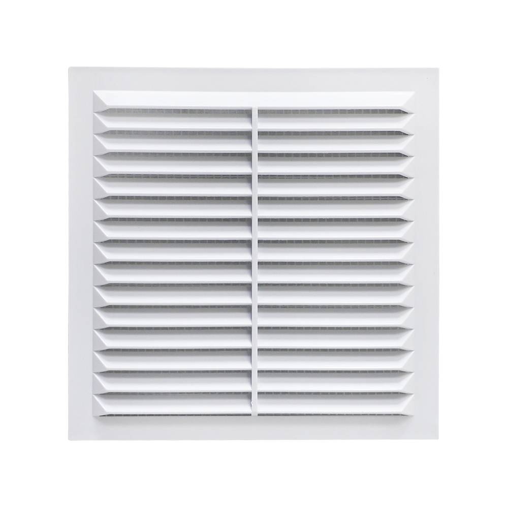 Решітка вентиляційна 194х194 мм, з сіткою, нахилені жалюзі Air | 61-112