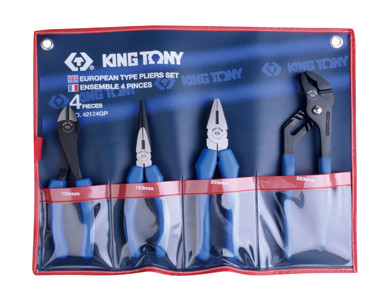 KING TONY Набор инструментов 4 ед. | 42124GP