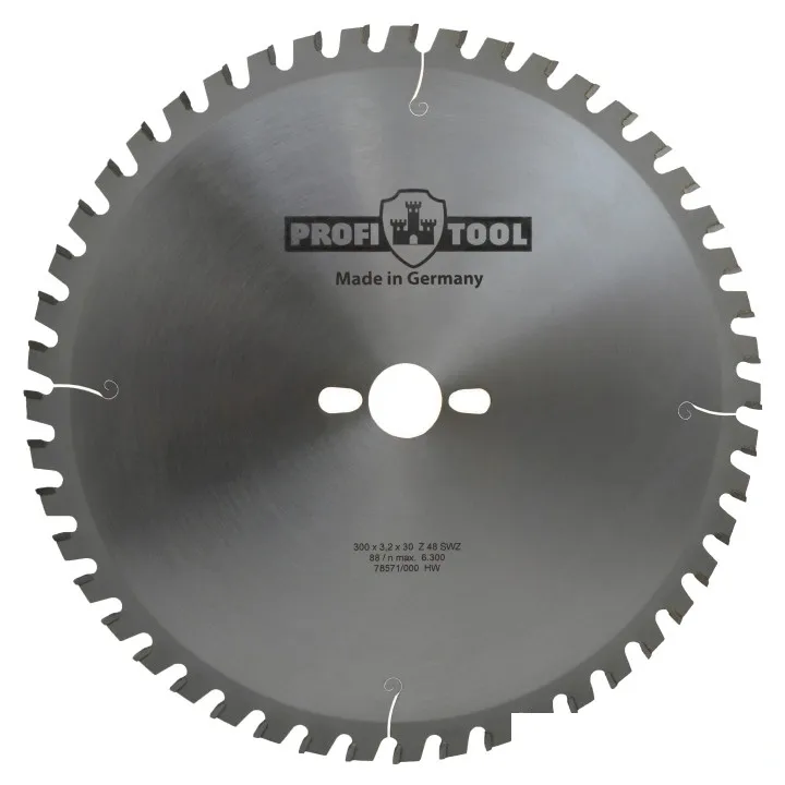 Диск пильный по дереву 300х3.2х2.2х30 мм, Z=48, зуб S-WZ (Super-ATB) PROFITOOL
