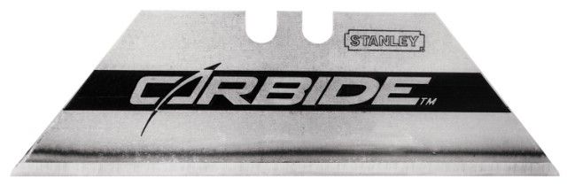 STANLEY 0-11-800 Лезвие для ножа "Carbide", трапецевидное, длина 62мм, высота 19мм, 5шт, упрочненная