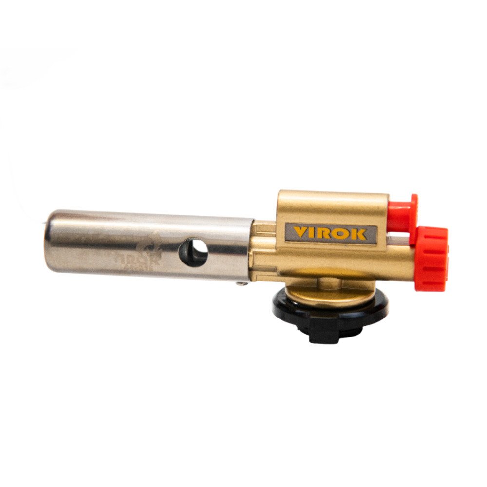 Пальник газовий VIROK з цанговим (швидке) з'єднанням, Piezo ceramic