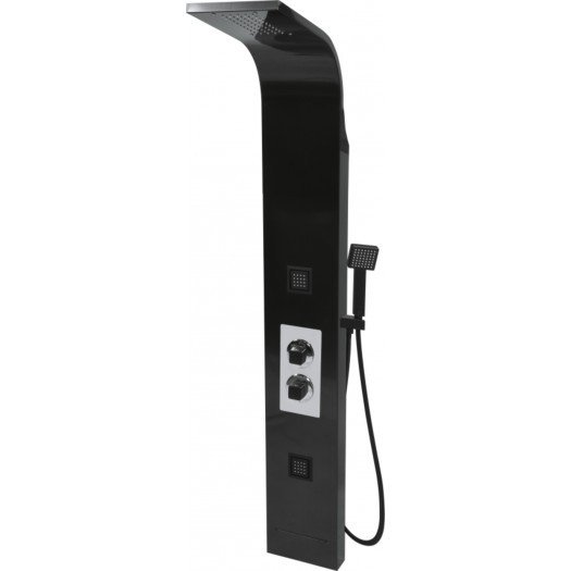 FALA Душова панель STEELY 4 : 4 функції, 155 х 22 x 7.5 см, шланг l= 150 см, з нержавіючої сталі(DW)