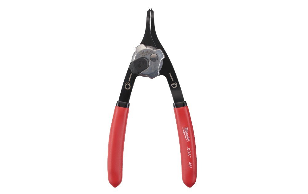 MILWAUKEE Знімач стопорних кілець 45гр., 0,9мм, (стискання/розжим) | 4932492488