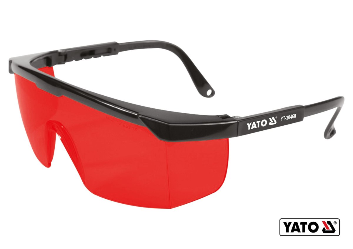 YATO Окуляри червоні YATO для роботи з лазерними приладами  | YT-30460